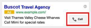 Google AdWords Call Extension