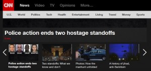 CNN homepage carousel